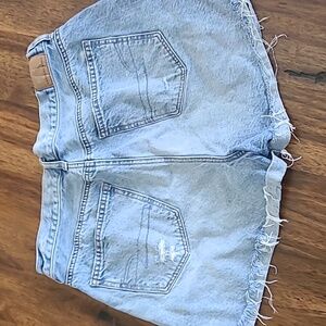 Light Blue Denim Women Shorts